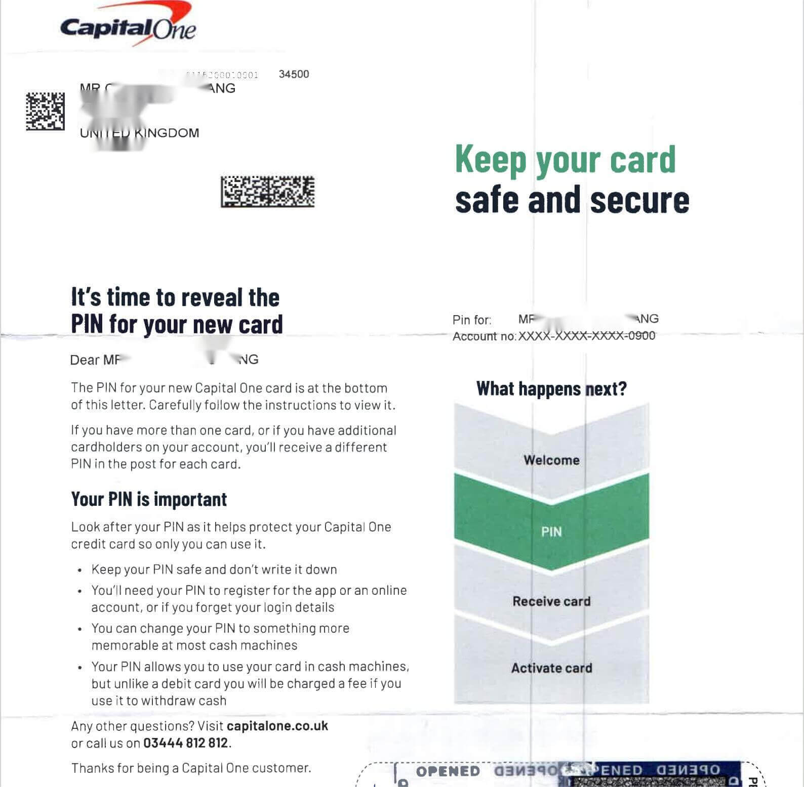 capitalone uk pin code.jpg